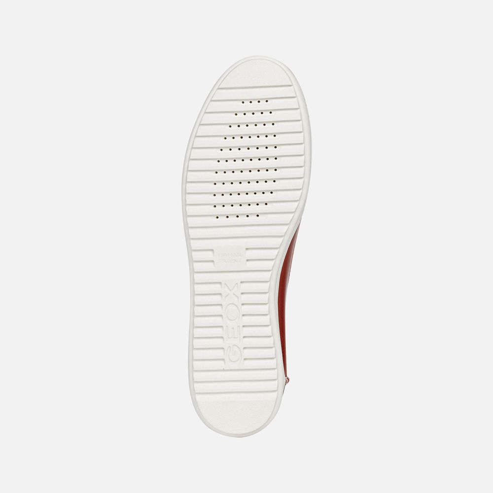 Geox Bayan Loafers Kırmızı - Genova - MKD-587924